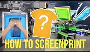 Screen Print Your Own T-Shirt: Step by Step Tutorial