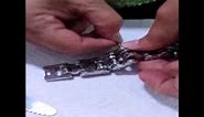 How to size bike chain bracelet - Easy way
