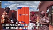 Telecom Namibia - Telecom Namibia donated cell phones,...