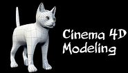 Cinema 4D | Cat |Modeling