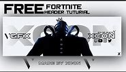How to make a FREE profesional fortnite twitter banner (all items in the google drive below)