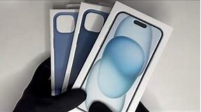 Unboxing iPhone 15 Plus Blue & Camera Test 4K