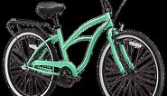 Sixthreezero 24 Inch 3 Speed Beach Cruiser Bicycle with Rear Rack - Women's Bike Around the Block