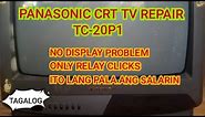 [NO DISPLAY] PANASONIC TC-20P1 CRT TV REPAIR