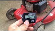 Lawnmower Tachometer / Hour Meter Install