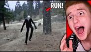 Slender Man SPOTTED IN REAL LIFE.. (RUN)