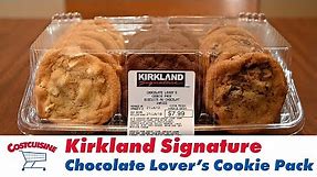 Kirkland Signature Chocolate Lover's Cookie Pack (Costco Food Review)