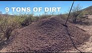 This Is What 9 Tons of Dirt Looks Like (6 Cubic Yards) | SPOILER ALERT: It's Not A Lot!