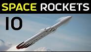10 AMAZING SPACE ROCKET Launch Videos [4K]