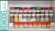 Easy $3 or less; Tiered DIY Spice Rack Tutorial