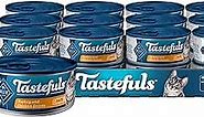 Blue Buffalo Tastefuls Natural Pate Wet Cat Food, Turkey & Chicken Entrée 5.5-oz cans (Pack of 24)