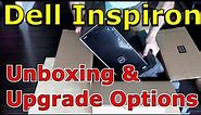 Dell Inspiron desktop Unboxing, upgrade options and SSD upgrade
