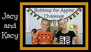 Bobbing For Apples Challenge 2015 ~ Jacy and Kacy