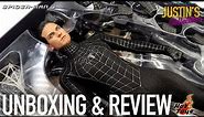 Hot Toys Spider-Man Black Suit Spider-Man 3 Unboxing & Review