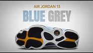 OFFICIAL AIR JORDAN 13 "BLUE GREY" 2024