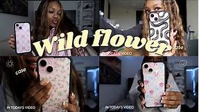 Cute Pink iPhone 15 Case Collection +Wildflower Case + Castify case