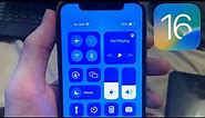 How To Use iOS 16 Control Center!