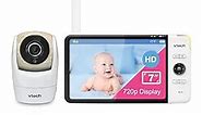 VTech VM919HD (Upgraded) Video Monitor with 7'' 720p Screen,360 Panoramic Viewing, 110 Wide-Angle View,Night Vision, Up to 1000ft Range, Secured Transmission No WiFi