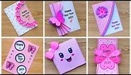 How to make New year card ideas/6 DIY New year greeting Card/New year card 2024