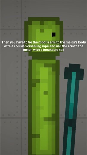 How to make melon with a prosthetic arm explained more clearly!
