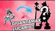Create GIGANTAMAX LUCARIO | Draw Gigantamax Pokemon