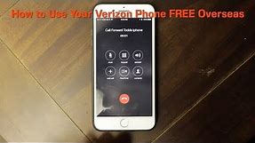How to Use Your Verizon iPhone for FREE Overseas!