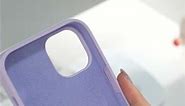 Apple iPhone 15 Plus | ORNARTO: Silicone Case in Lilac for Baby Blue iPhone 15 Plus