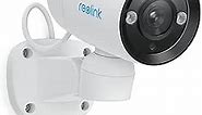 REOLINK 4K PoE Bullet Security Camera, 180 Degree Pan, Horizontal Auto Tracking, Outdoor IP Camera with Color Night Vision, Smart Person/Vehicle/Pet Detection, 2 Way Talk, microSD Card Slot, RLC-81PA
