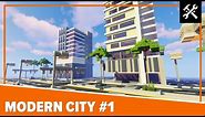 Modern City #1: Buildings & Roads - Minecraft Timelapse