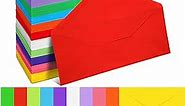 500 Pcs #10 Business Envelopes Adhesive Standard Envelopes Colored Envelopes for Office Check Invoices Letters Letterhead Invitations Announcements 4-1/8 x 9-1/2'' (Cute Color)