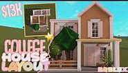How To Build The COLLEGE ROLEPLAY HOUSE! *LAYOUT* Roblox Bloxburg