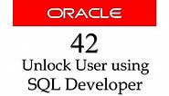 SQL tutorial 42: How to Unlock user using SQL Developer By Manish Sharma RebellionRider