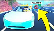 Roblox Jailbreak, But I'm always in a cop chase..