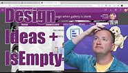PowerApps Design Ideas, IsEmpty, and making pretty galleries