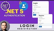 ASP.NET Core Identity - Authentication and Authorization in ASP.NET Core - Login and Registration