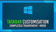 Transparent Taskbar/No Blur + More | TranslucentTB