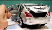 Unboxing of Nissan Sunny/Latio/Versa N17 2011 1:18 - Scale Diecast Model Cars - Adult Hobbies