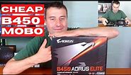 Gigabyte B450 Aorus Elite Motherboard Unboxing and Overview - Ryzen 5000 series for cheap?