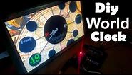 DIY Digital World Clock using Arduino and HMI TFT LCD, IOT Project, iot Clock, diy clock, wall clock