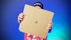 Limited Edition Gold PS4 Slim Unboxing!