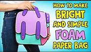 EASIEST DIY How To Make Most Unusual Cartoon Style Bag 💼