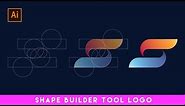 Shape Builder Tool Logo Design In Illustrator
