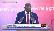 Ghana card: Identification Card more Impactful than interchanges- Dr. Bawumia