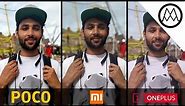 Xiaomi Pocophone F1 vs Mi A2 vs OnePlus 6 Camera Test Comparison