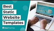 10 Best Static Website Templates | Static HTML Templates