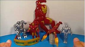 2007 IRON MAN SET OF 6 BURGER KING MOVIE COLLECTION VIDEO REVIEW