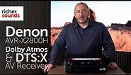 Denon AVR-X2800H Dolby Atmos and DTS:X AV Receiver | Richer Sounds