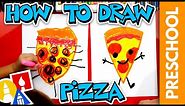 How To Draw Pizza - Preschool