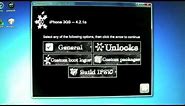 How To Jailbreak & Unlock iPhone 4/3Gs/3G 4.2.1 With Baseband Preserving Sn0wbreeze/Pwnagetool Tools