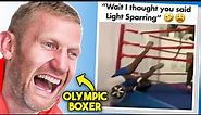 Olympic Boxer Reacts to Boxing Memes | FUNNY